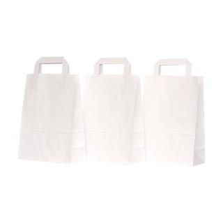 Sacosa hartie kraft cu maner exterior, 18x9x24 cm, 250 buc - ALBA