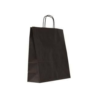 Sacose cu Maner Rasucit - 32 x 12 x 41 cm - NEGRU