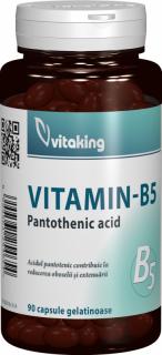 Acid pantotenic-b5 200mg 90cps - Vitaking