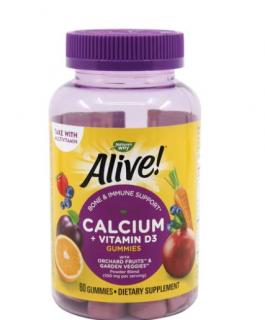Alive! calcium+d3 gummies 60jeleuri - Secom
