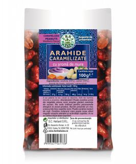 Arahide caramelizate aroma mure, 100gr - Herbavit