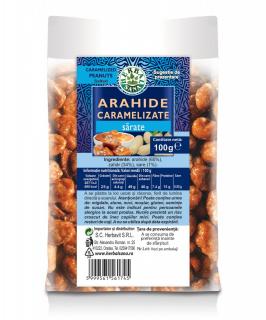 Arahide caramelizate sarate, 200gr - Herbavit