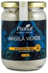 Argila verde activa pentru baut 300gr - Pronat