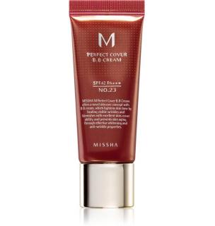 BB Cream M Perfect Cover SPF42 PA+++ Nuanta 23 Bej natural, 20ml -Missha