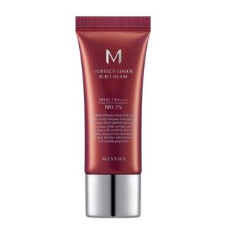 BB Cream M Perfect Cover SPF42 PA+++ Nuanta 25 Bej cald, 20ml -  Missha