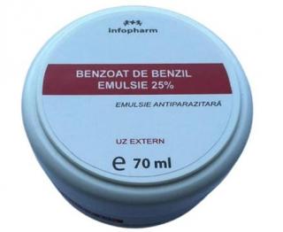 Benzoat de benzil emulsie 70ml - Infofarm