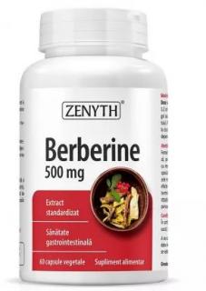 Berberine 500mg 60cps vegetale - Zenyth Pharmaceuticals