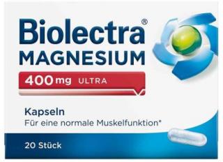 Biolectra Magnesium 400 mg Ultra, 20 capsule - Hermes