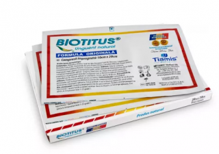 Biotitus comprese impregnate 10cm 10cm 10buc cut - Tiamis Medical
