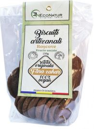 Biscuiti artizanali cu roscove fara zahar 150gr - Eco Natur