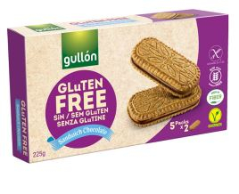 Biscuiti sandwich cu ciocolata fara gluten 225gr - Gullon