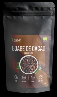 Boabe de cacao intregi ecologice (bio) 250gr - Niavis