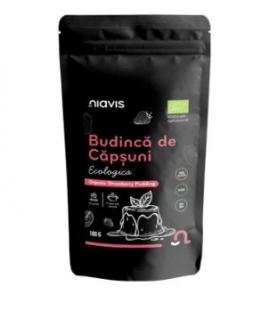 Budinca de capsuni fara gluten bio 100gr - Niavis