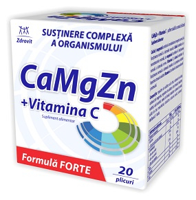 Ca+mg+zn+vit c forte 20dz - Zdrovit