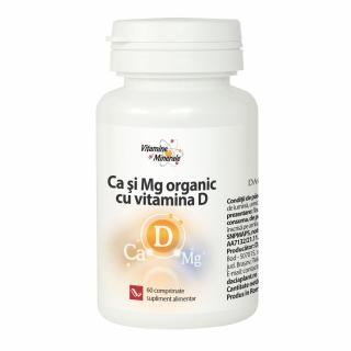 Ca si mg organic cu vitamina d 60cpr - Dacia Plant