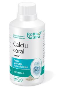 Calciu coral ionic 90cps - Rotta Natura