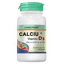 Calciu cu vitamina D3 30 comprimate