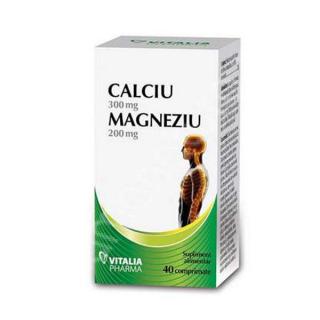 Calciu magneziu 40cpr - Vitalia Pharma