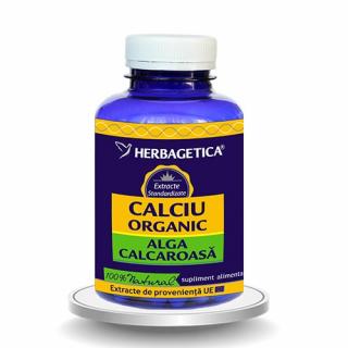 Calciu organic 120cps - Herbagetica