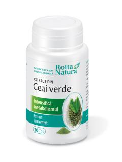 Ceai verde extract 30cps - Rotta Natura