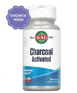 Charcoal activated(carbune medic.) 50cps vegetale - Secom