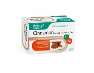 Cinnamon extract+crom si zinc 30cps - Rotta Natura