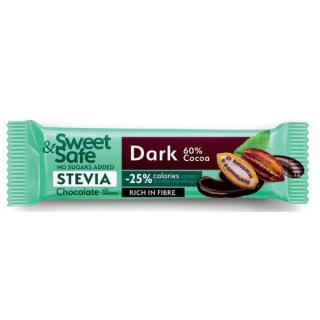 Ciocolata amaruieindulcitor stevie 25gr sweetsafe - Sly Nutritia