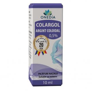 Colargol Argint Coloidal 0,5% 10ml - Onedia