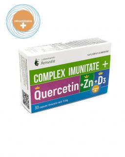 Complex imunitate+quercetin+zn+d3 30cps - Remedia