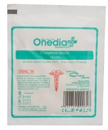 Comprese sterile taiate 10cm 8cm 50 str One Care - Onedia