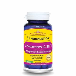 Cordyceps ciuperca tibetana forte  30cps - Herbagetica