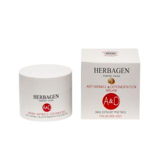 Crema antiriddepigmentare extr.melc 50ml - Herbagen