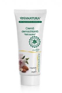 Crema demachianta argint coloidalmigdale 75ml - Vivanatura