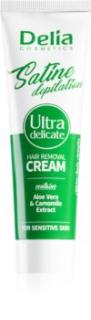 Crema depilatoare ultra delicate p.sens. 100ml - Delia Cosmetics