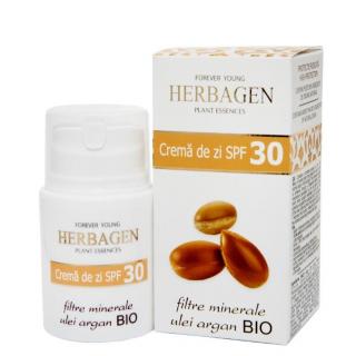 Crema spf 30 zi filtre min.ul.argan 50gr - Herbagen