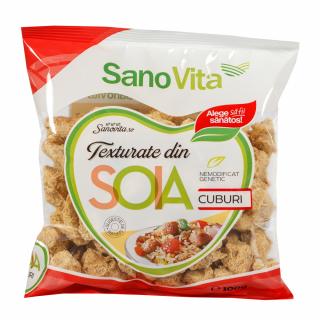 Cuburi soia vegetale 100gr - Sano Vita