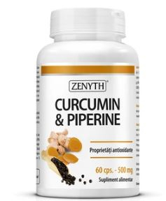 Curcuminpiperine 500mg 60cps - Zenyth Pharmaceuticals