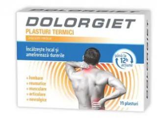 Dolorgiet plasturi termici 10buc - Zdrovit