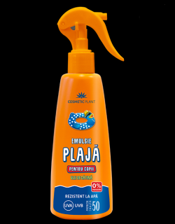 Emulsie protectie solara FPS50 protectie ridicata, pentru copii, spray, 200ml