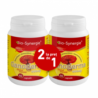 Ganoderma 400mg 60cps 1+1 gratis - Bio-Synergie