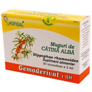 Gemoderivat muguri catina alba 2ml 30mdz - Hofigal