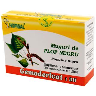 Gemoderivat muguri plop negru 1,5ml 30mdz - Hofigal