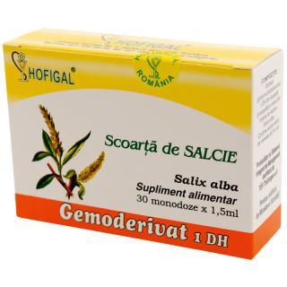 Gemoderivat scoarta salcie 1,5ml 30mdz - Hofigal