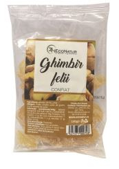 Ghimbir confiat felii 100gr - Eco Natur