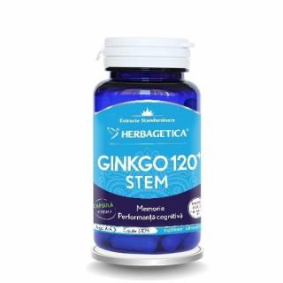 Ginkgo 120 stem  30cps vegetale - Herbagetica