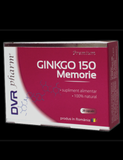 Ginkgo 150mg memorie 20cps - Dvr Pharm