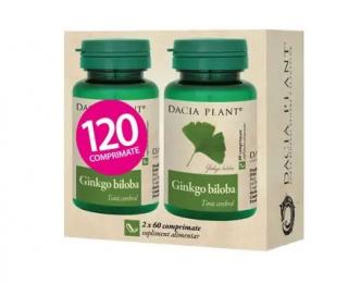 Ginkgo biloba 120cpr (2 60cpr pch) - Dacia Plant