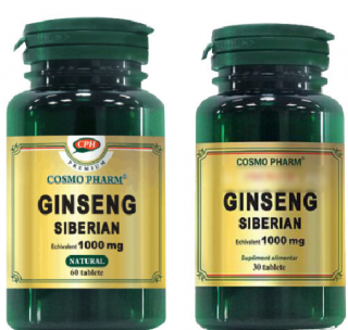 Ginseng siberian 1000mg 60cpr+30cps pch - Cosmo Pharm - Premium