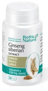 Ginseng siberian extract 30cps - Rotta Natura