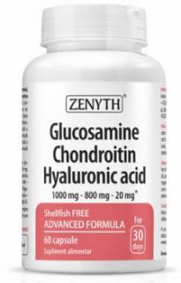 Glucosamine chondroitin hyaluronic acid 60cps - Zenyth Pharmaceuticals